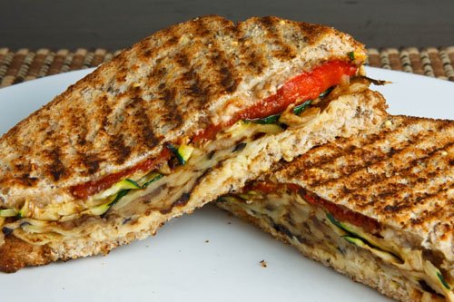 Delicious Panini with Grilled Vegetables